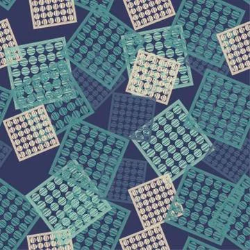 Polka dots seamless pattern. Stock Illustration