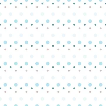 Polka dots seamless pattern. Pixel Perfect Seamless Pattern Pastel Dots Illustrazione stock