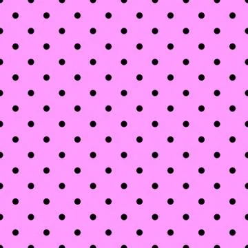 Polka dots seamless vector pattern Stock Illustration