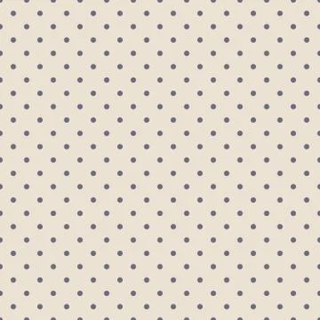 Polka dots vector seamless pattern on light grayish orange background Stockillustratie