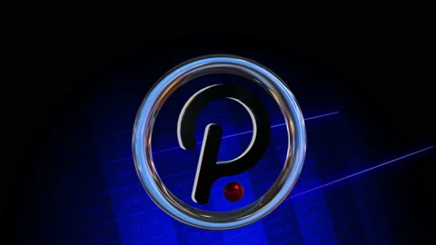 Polkadot Cryptocurrency Coin Stock Footage 153262715