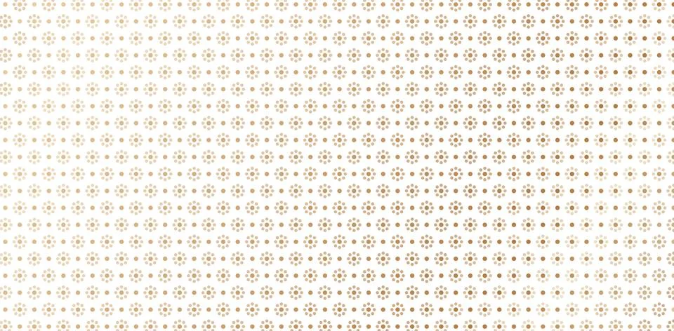 Polkadot Gold Pattern Stock Illustration
