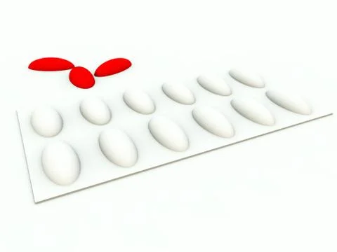 Poll and Packets Stock Illustration