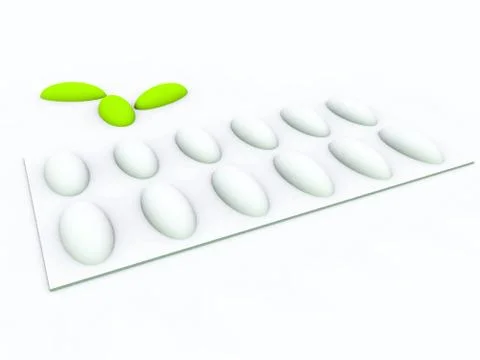 Poll and Packets Stock Illustration