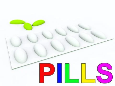 Poll and Packets Stock Illustration