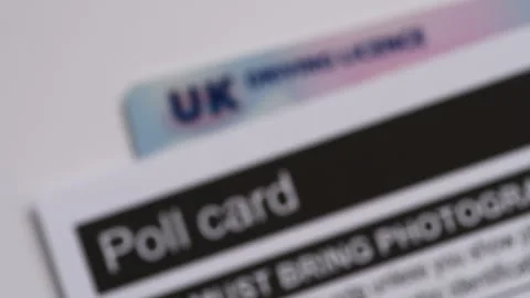 Poll card. Stock Footage 332042548