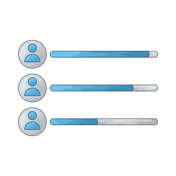 Poll illustration Stock-Illustration