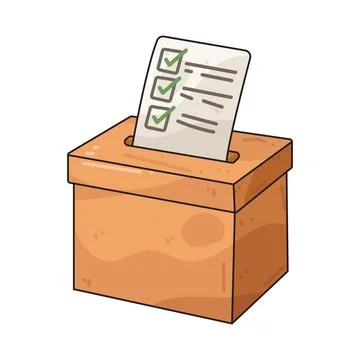 Poll survey illustration Stock-Illustration