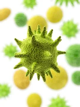 Pollen, artwork Stock Illustration