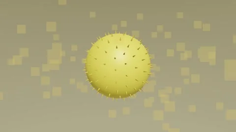 Pollen Spore Ball 4K Stock Footage 338383452