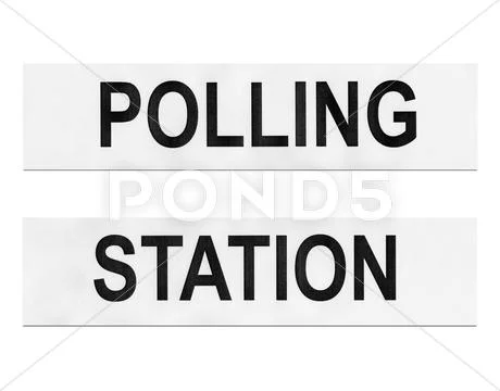 Polling station Stock Illustration