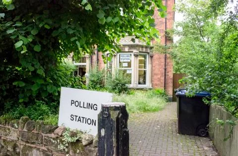 Polling station Stock Photos
