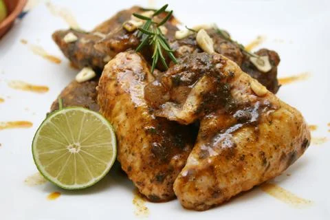 Pollo al limone Stock Photos