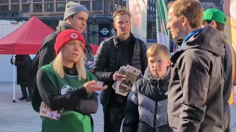Polls predict far-right landslide in Finnish local elections, Helsinki, FI - 12  Stock Footage 306491846