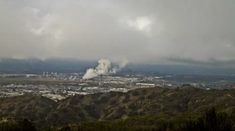 Polluted Clouds (Time lapse) 스톡 동영상 23284737
