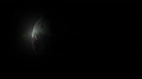 Polluted Earth with Sun HD Stock Footage 539218