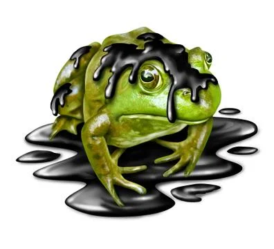 Polluted fauna Stock-Illustration