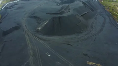 Polluted nature after activities of the copper production plant, Ural region, Ru Stock Footage 197106337