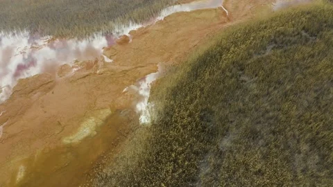Polluted nature after activities of the copper production plant, Ural region, Ru Stock Footage 197108321