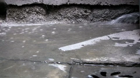 Polluted water Video stock 8759840