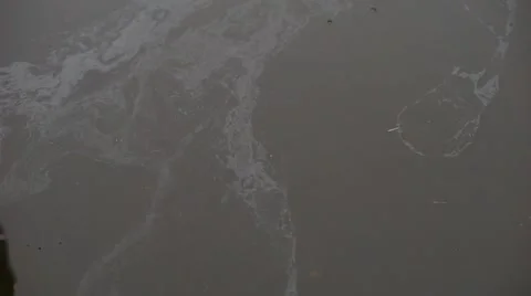 Polluted water (oil) Video stock 65240988