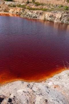 Polluted water Stock Photos
