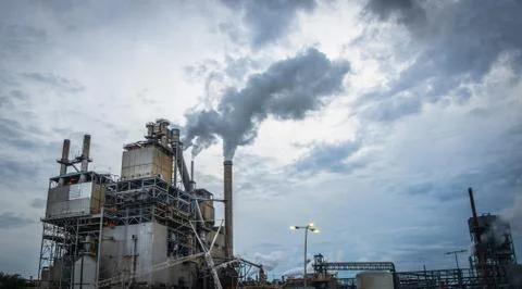 Polluting Factory Stock Photos