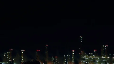 Pollution and industrialization time-lapse Stock Footage 100619743