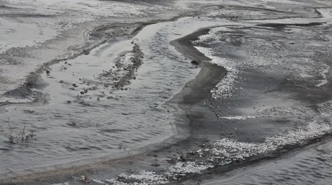 Pollution by ashes Stock Footage 49340427