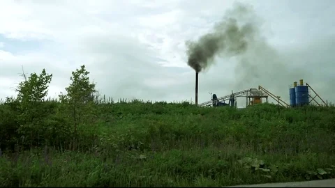 Pollution of the atmosphere Video stock 78100286