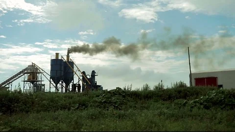 Pollution of the atmosphere  Stock Footage 78100385