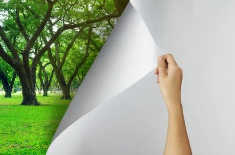 Pollution change concept. Foto stock