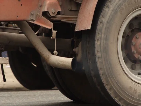 Pollution in the city Stock Footage 86173100