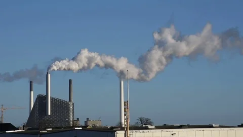 Pollution in Copenhagen, Denmark Stock Footage 83993392