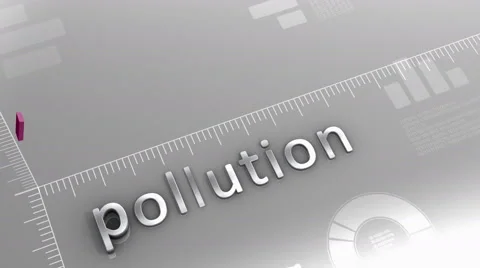 Pollution decreasing chart, statistic and data 库存影片 61364909