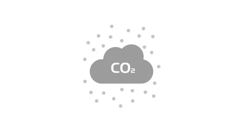 Pollution icon animation. Cloud with moving dust particles Stock Footage 141446237