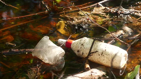 Pollution of nature Stock Footage 234302734