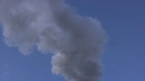 Pollution smoke Stock Footage 8445646