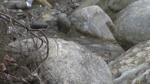 Pollution.River contaminated with trash. 스톡 동영상 23425095