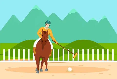 Polo Concept Illustration Stock Illustration