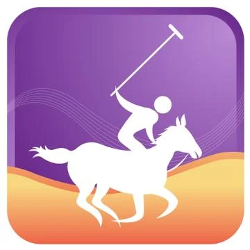 Polo horse Stock Illustration