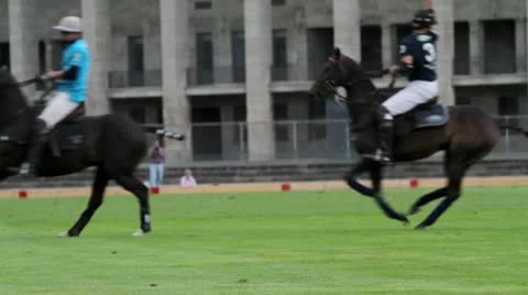 Polo match Stock Footage 11962630