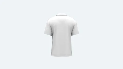 Polo mockup looped 3d render Stock Footage 247904498