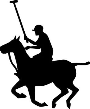 Polo Player Stock Illustration