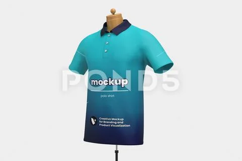 Polo Shirt Mockup PSD Template