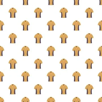 Polo shirt repeating uniform background pattern Stock Illustration