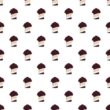 Polo shirts seamless repeating pattern fashion illustration Stock Illustration