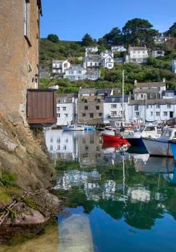 Polperro harbour Stock Photos