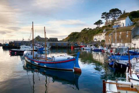 Polperro harbour Stock Photos