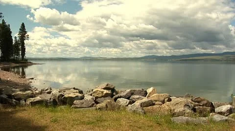 Polson Beach Stock Footage 10887845